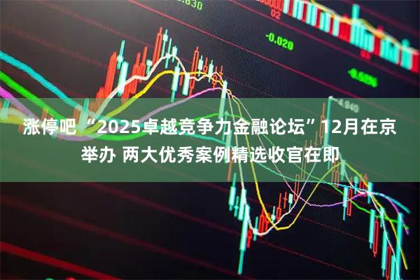 涨停吧 “2025卓越竞争力金融论坛”12月在京举办 两大优秀案例精选收官在即